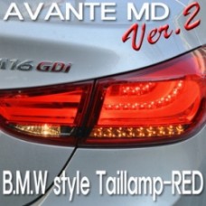 AUTO LAMP F10 STYLE VER.2 LED TAIL LAMP (RED TYPE) FOR HYUNDAI AVANTE MD / ELANTRA 2010-13 MNR